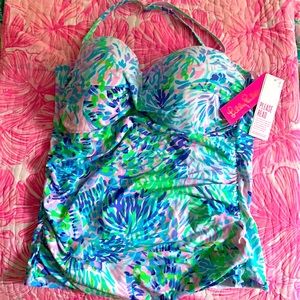 Lilly Pulitzer Shell of A Party Tankini Top